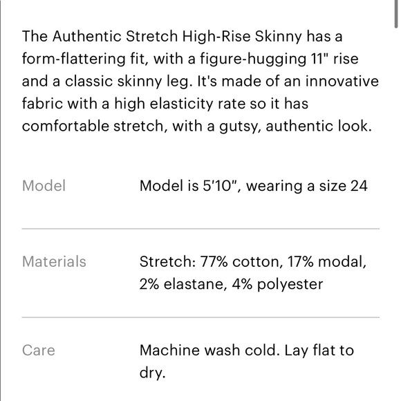 Everlane Authentic Stretch High Rise Skinny Jean - Picture 13 of 13